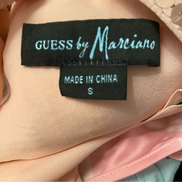 Guess by Marciano women’s blush barbiecore sequinned‎ mini  party cocktail dress - Picture 8 of 8